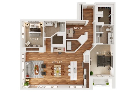 The Porter Brewers Hill R Floor Plan
